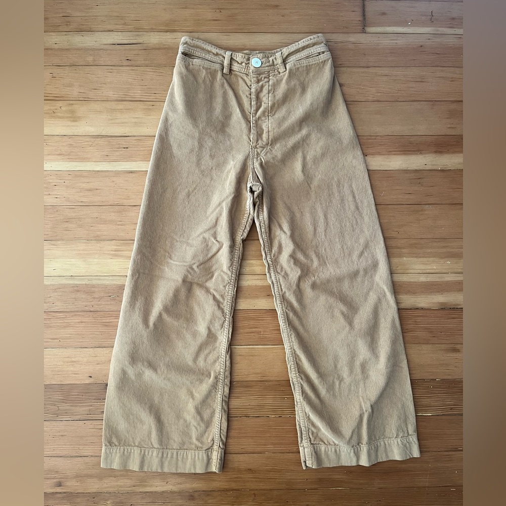 Jesse Kamm Blush Cordoroy Sailor Pants